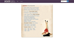 Desktop Screenshot of fashionencyclopedia.com